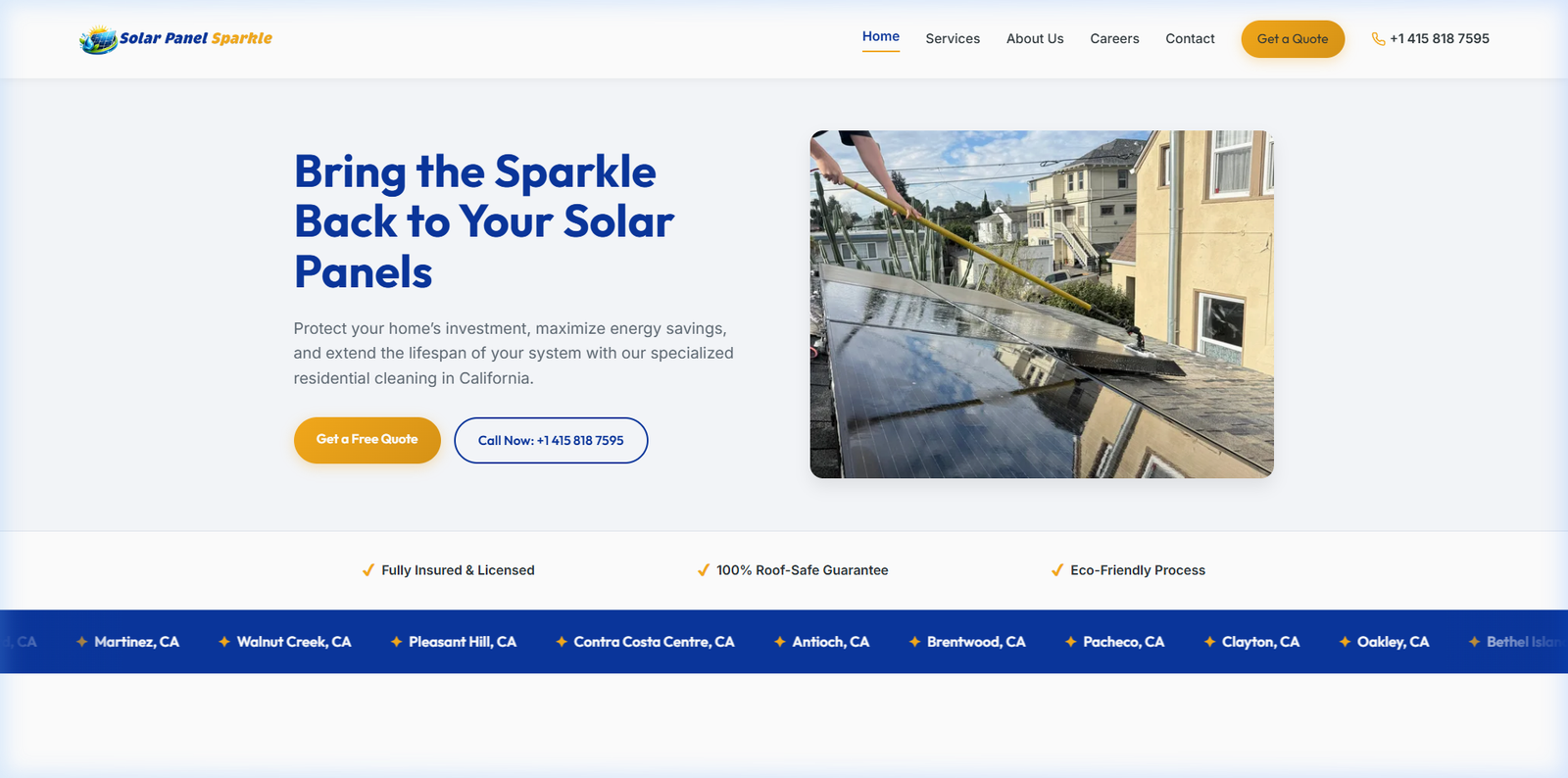 Solar Panel Sparkle